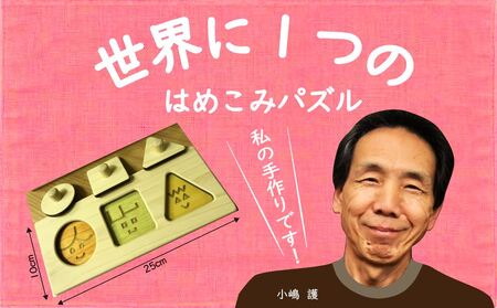 岐阜県産ひのきを使った木のはめこみパズル