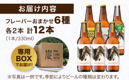 【お歳暮対象】農LAND BEER クラフトビール 6種(各種2本) 計12本 / Sunpo[AWBC009]