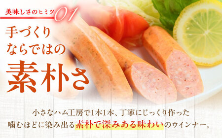 【6回定期便】 白川ハム ウインナー3種セット （ ウインナー ・ ピリ辛ウインナー ・ レモンウインナー ） ウインナー ういんなー ソーセージ 朝食 詰め合わせ 白川町 / 白川町農業開発[AWAH019]