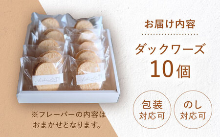 洋菓子ダックワーズ おまかせ10個セット 洋菓子 白川町 / hokimoto[AWCF008]