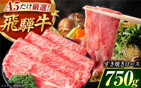 A5 飛騨牛 特選ロース すき焼き用 750g / 牛肉 ロース ろーす すき焼き すきやき ローススライス うす切り 飛騨牛 A5 a5 / 御嵩町 / 肉のキング [AVAG001]