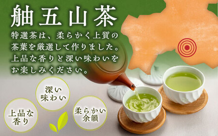 舳五山茶　特選500ｇ / 緑茶 茶葉 茶ば お茶 茶摘み / 御嵩町 / 舳五山茶園委員会[AVAD001]
