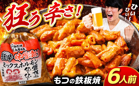 「元祖みたけとんちゃん」 狂辛 味噌漬け ミックスホルモン 3袋[AVAA041]酒 おつまみ