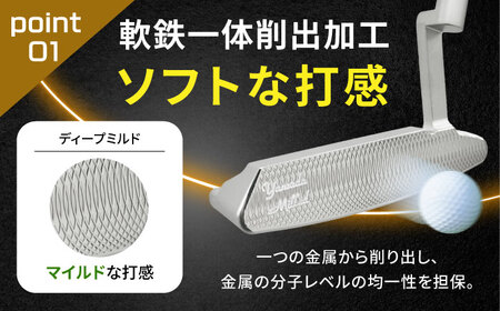山田パター エンペラー2 シルバー 34インチ / パター ゴルフ ギブソン / 御嵩町 / 第一ゴルフ株式会社[AVBP024]