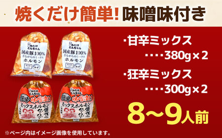 「元祖みたけとんちゃん」ミックスホルモン 2種セット（8人前）[AVAA051]ホルモン おすすめ
