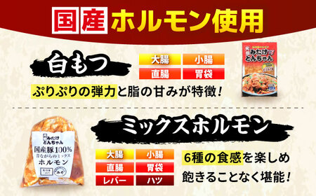 「元祖みたけとんちゃん」 【甘辛セット】 甘辛みそ味×昔ながらのミックスホルモン（8人前）[AVAA053]ホルモン おすすめ