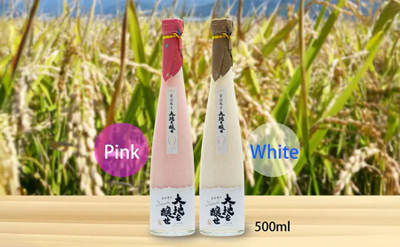 自家農園米 の どぶろく 紅白 2種 セット 「大地を醸せ（かもせ）」 お酒 にごり酒 酒 アルコール 8～14％ 500ml 甘口 北海道産 上富良野