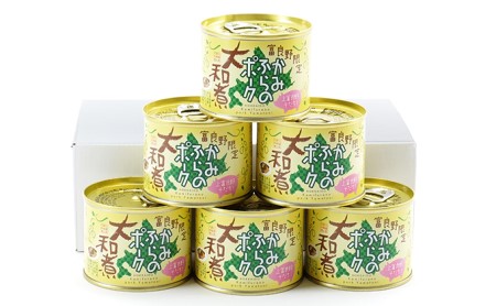 北海道かみふらのポークの大和煮6缶セット 加工食品 お肉 豚肉 缶詰 