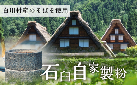 世界遺産白川郷そば 2～3人前 300g 2袋 蕎麦 半生そば 年越しそば 年末 常温保存 岐阜県 白川村 7000円 [S636]