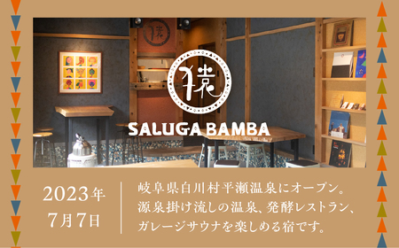 サルガバンバ 宿泊利用券 1万円分 10000円分 宿泊券 旅行券 クーポン チケット 旅行 宿泊 温泉 サウナ 発酵食 自然 白川村 世界遺産 観光 岐阜県 観光地 アニメ ひぐらし 聖地巡礼 観光地応援 34000円 [S815]