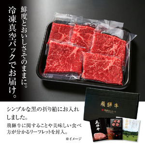 飛騨牛 赤身ステーキ 500g（100g×5） 冷凍真空パック | 肉 お肉 モモ肉 ステーキ 黒毛和牛 和牛 人気 おすすめ 牛肉 ギフト お取り寄せ 7日以内お届け[MZ027] 年内配送 年内お届け