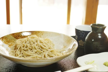 お蕎麦のコース料理食事券 2名様 ペアチケット 手打ちそば 白川郷 8割そば[S008]