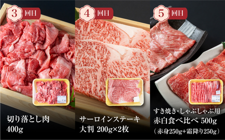 《定期便5回》飛騨牛 バラエティ定期便 [S487]