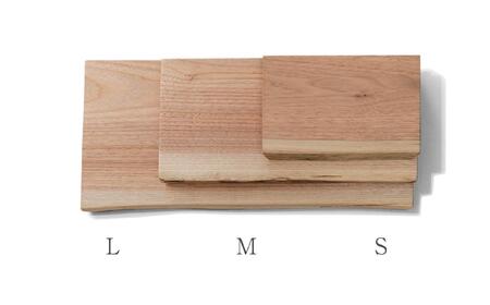 サービングボード 木製 レクタングル Lサイズ(クルミ)アウトドア用品 キャンプ 料理 調理道具□