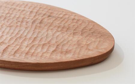 サービングボード 木製 オーバル Lサイズ(サクラ)アウトドア用品 キャンプ 料理 調理道具