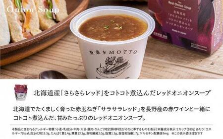 【期間限定】レンジで1分 野菜をMOTTO スープ 【オニオンスープ】 単品 4個セット レトルト インスタント 国産 ダイエット 具だくさん 時短 手軽【静岡市】