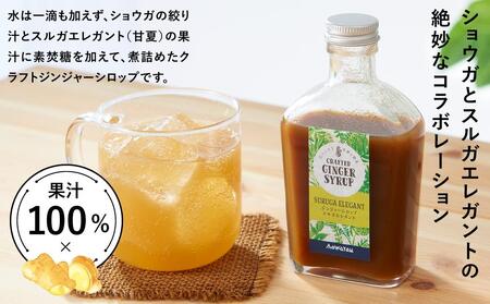 ジンジャーシロップ スルガエレガント 2本セット◇