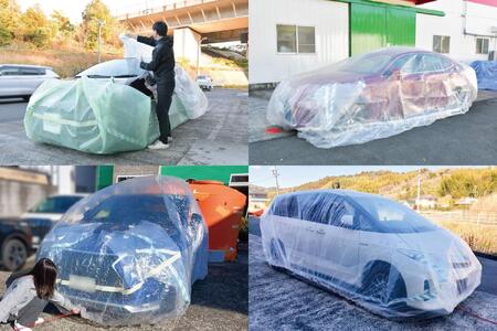 車輌水没防止シート　『SAM-CS（サム・カーシート）』【Ｌサイズ】