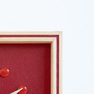 マーブルクロック（思い出つまったランドセルが家族のそばにいる暮らし）ランドセルリメイク 時計 思い出