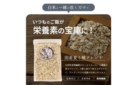 国産麦5種ブレンド 2.4kg(400g×6袋)
