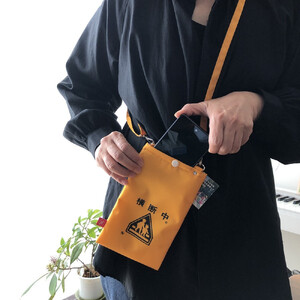 横断バッグ スマホショルダー＜オレンジ＞◆