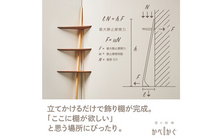 壁が相棒 かべかぐ 角 コーナー用【配送不可:沖縄・離島】