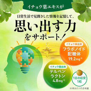 イチョウ葉 サプリメント 認知ヘルプ 認知機能 記憶力向上 ホスファチジルセリン PQQ プラズマローゲン バコパサポニン DHA EPA コエンザイムQ10 30日分
