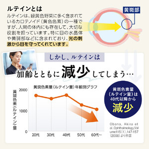 明快 ルテイン サプリメント 見ると認知をケアする機能性表示食品 ブルーベリー DHA 60粒入 3袋（3ヶ月分）