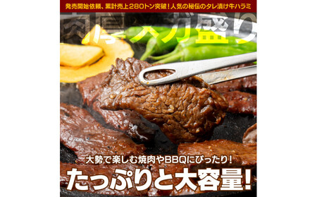 秘伝のタレ漬け牛ハラミ 2kg(500g×4パック)【配送不可:離島】