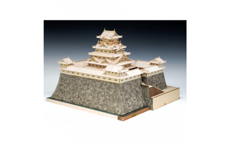 ウッディジョー　1/150　駿府城　木製模型キット