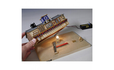 ウッディジョー　1/120　芝居小屋　木製模型キット