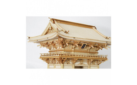 ウッディジョー　1/75　久能山東照宮　楼門　白木タイプ　木製模型キット