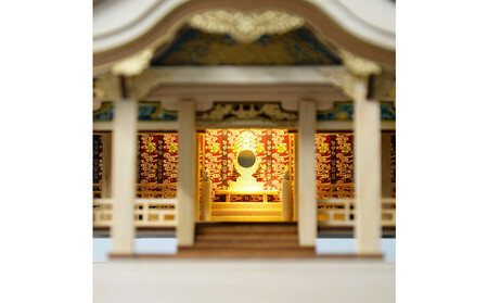 ウッディジョー　1/50　天満宮　木製模型キット