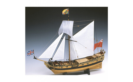 ウッディジョー　1/64　チャールズヨット　木製模型キット