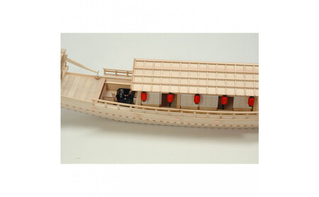 ウッディジョー　1/24　屋形船　木製模型キット