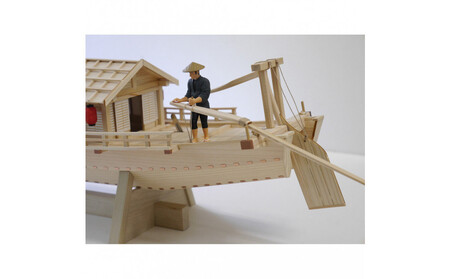 ウッディジョー　1/24　屋形船　木製模型キット
