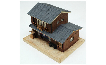ウッディジョー　ミニ建築No.４ 旅籠（はたご）木製模型キット