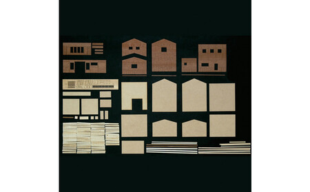 ウッディジョー　ミニ建築No.４ 旅籠（はたご）木製模型キット