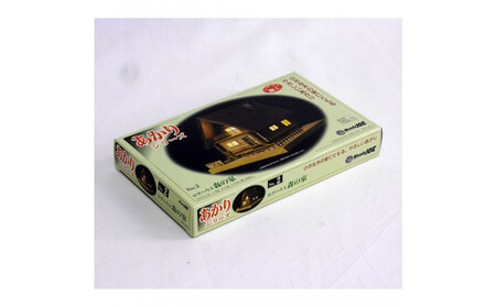 ウッディジョー　あかりシリーズNo.2　ログハウス森の家　木製模型キット