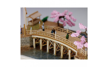 ウッディジョー 東海道五十三次シリーズ 日本橋 木製模型キット