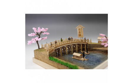 ウッディジョー 東海道五十三次シリーズ 日本橋 木製模型キット
