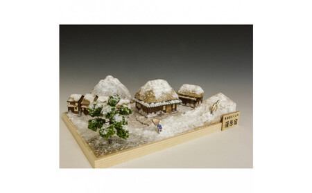 ウッディジョー　東海道五十三次シリーズ　蒲原宿　木製模型キット