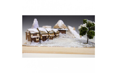 ウッディジョー　東海道五十三次シリーズ　蒲原宿　木製模型キット