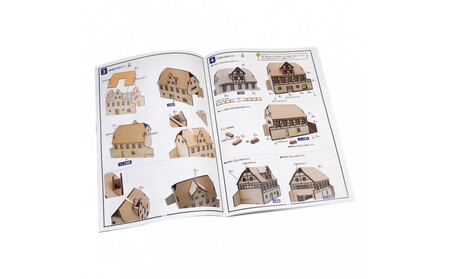 ウッディジョー　ヨーロッパの街並みシリーズ　ドイツ　木製模型キット