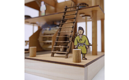 ウッディジョー  水磨様（すいまよう）　木製模型キット