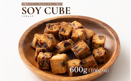 ソイキューブ 3種のベリー 600g(100g×6袋)