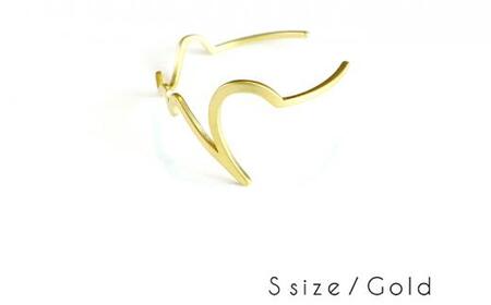 Hiraganaバングル こころ ゴールドSサイズ