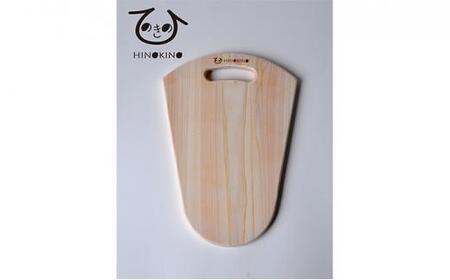 ひのきの 先が細いまな板■