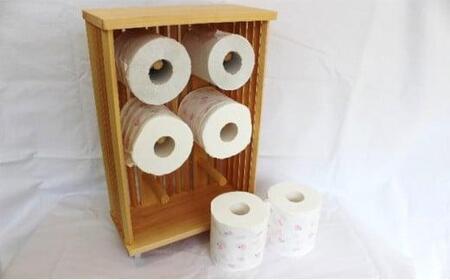 トイレットペーパーストッカー6巻　刑務所作業製品　静岡刑務所製作■