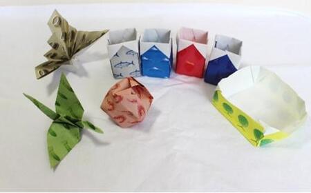 柄　おりがみ　5個　刑務所作業製品　静岡刑務所製作